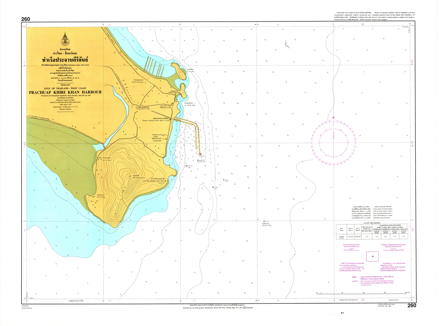 (image for) Thailand Nautical Chart: #260 - Click Image to Close