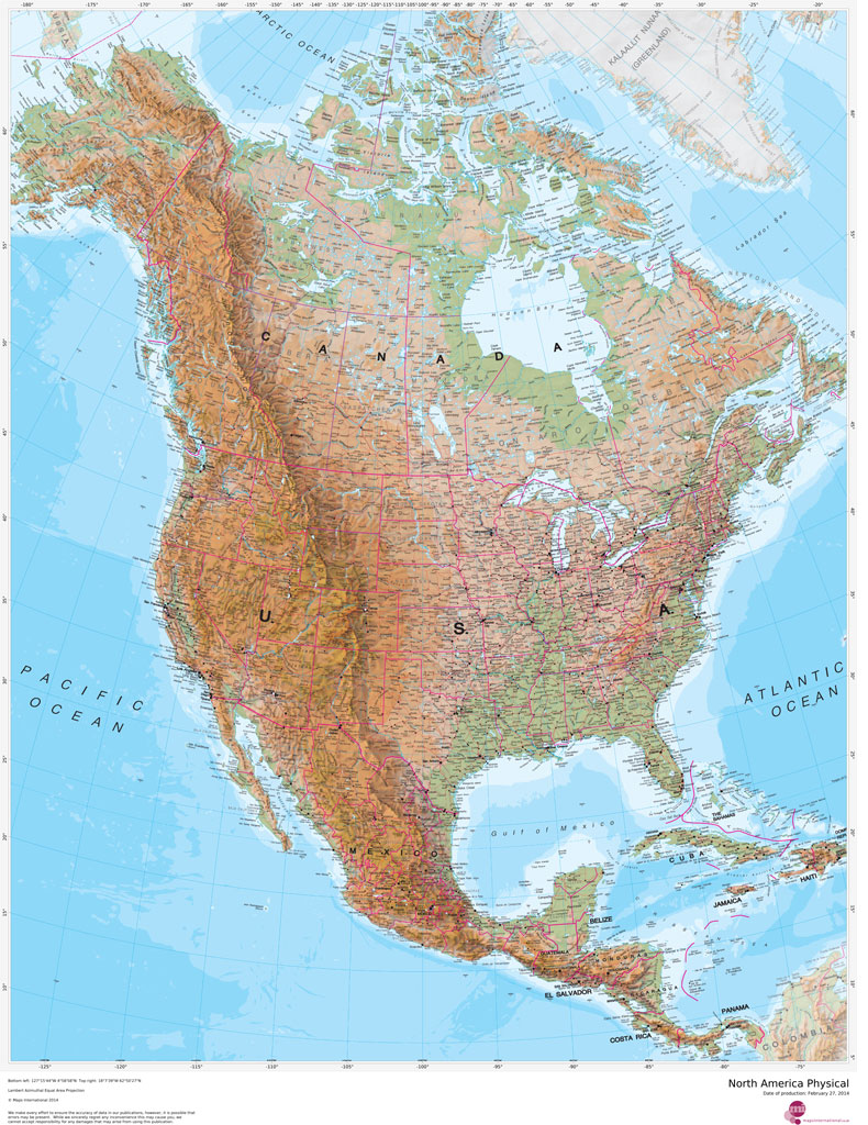 (image for) North America Physical - Click Image to Close