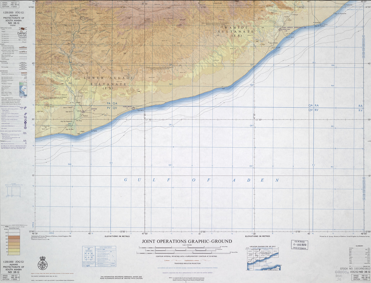 (image for) ND-38-12: Ahwar Protectorate of South Arabia - Click Image to Close