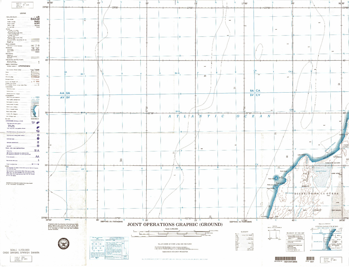 (image for) NF-28-05: Cabo Barbas, Spanish Sahara - Click Image to Close