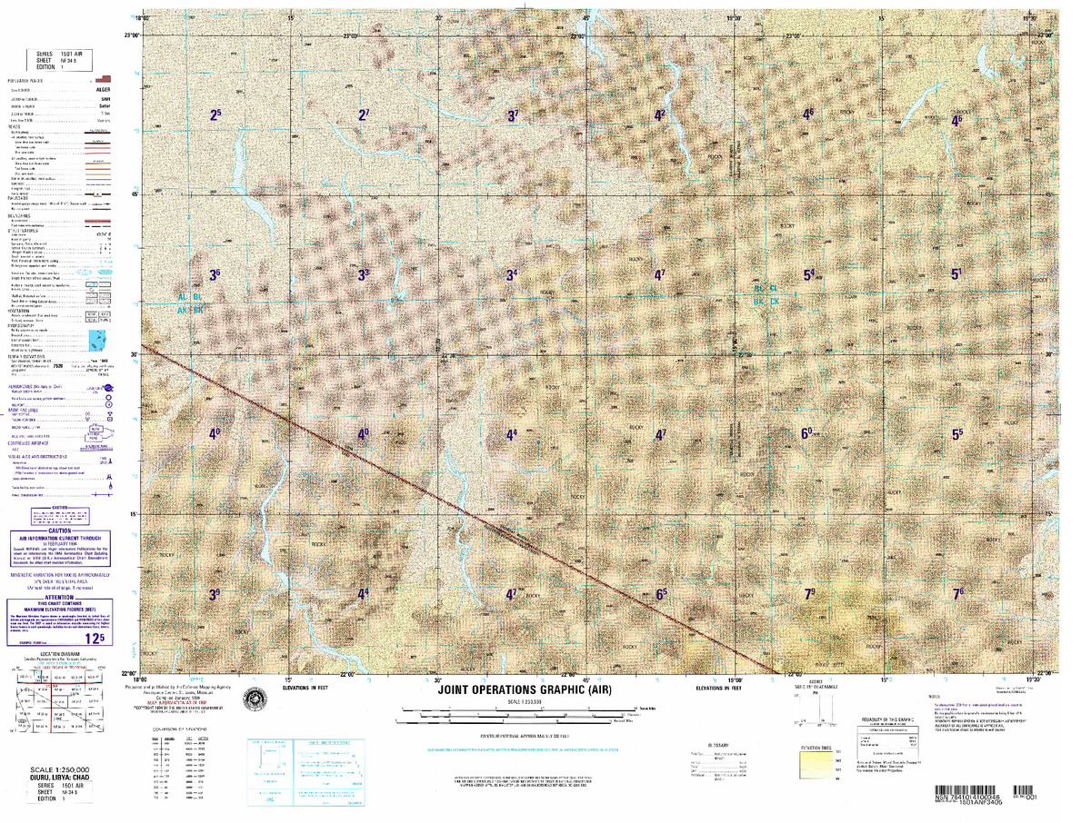 (image for) NF-34-05: Oiuru, Libya; Chad - Click Image to Close