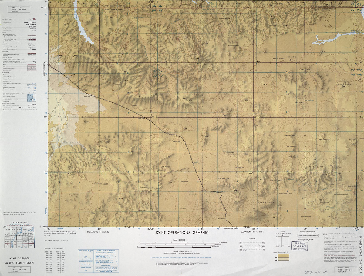 (image for) NF-36-10: Murrat, Sudan; Egypt - Click Image to Close