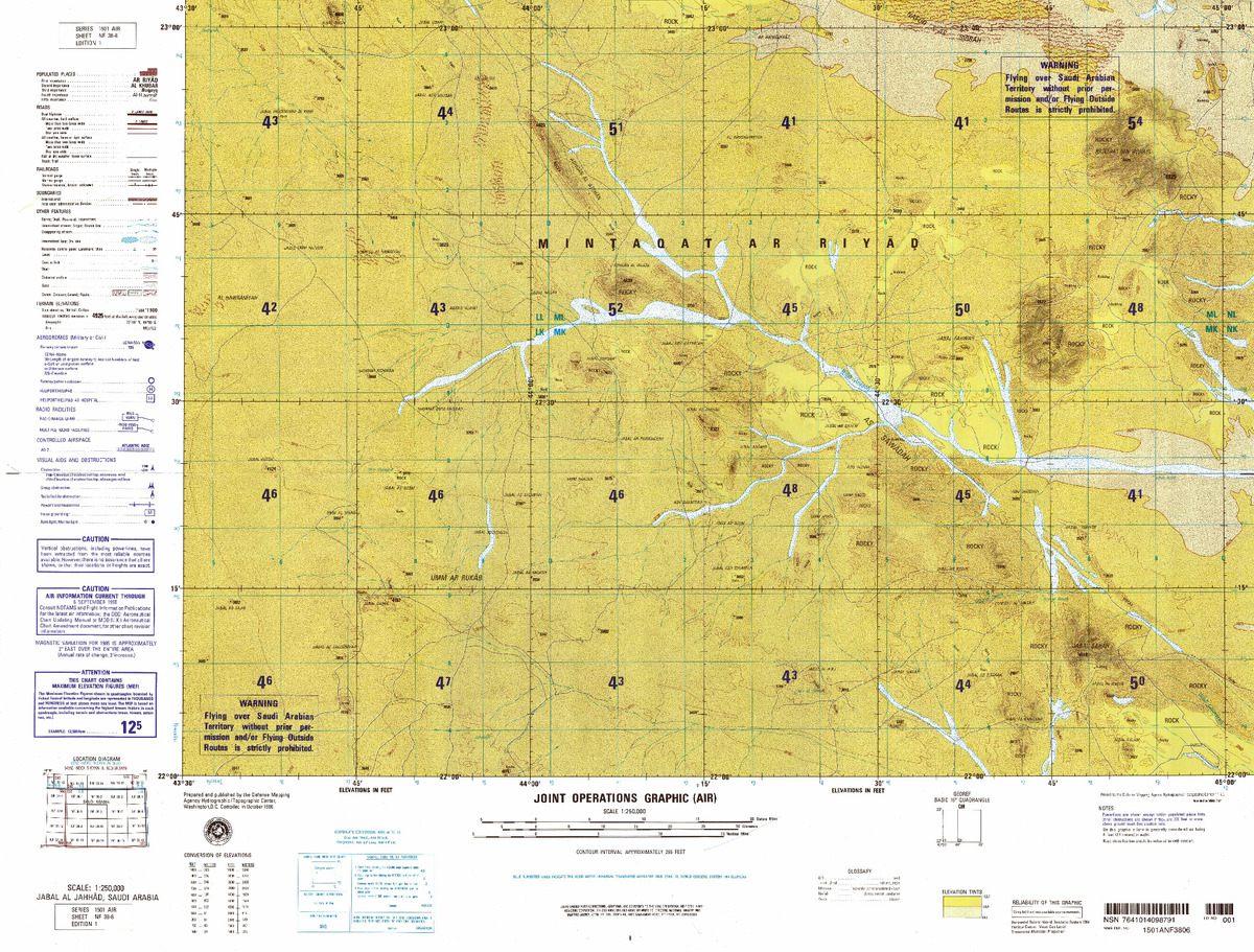 (image for) NF-38-06: Jabal Al Jahhad, Saudi Arabia - Click Image to Close