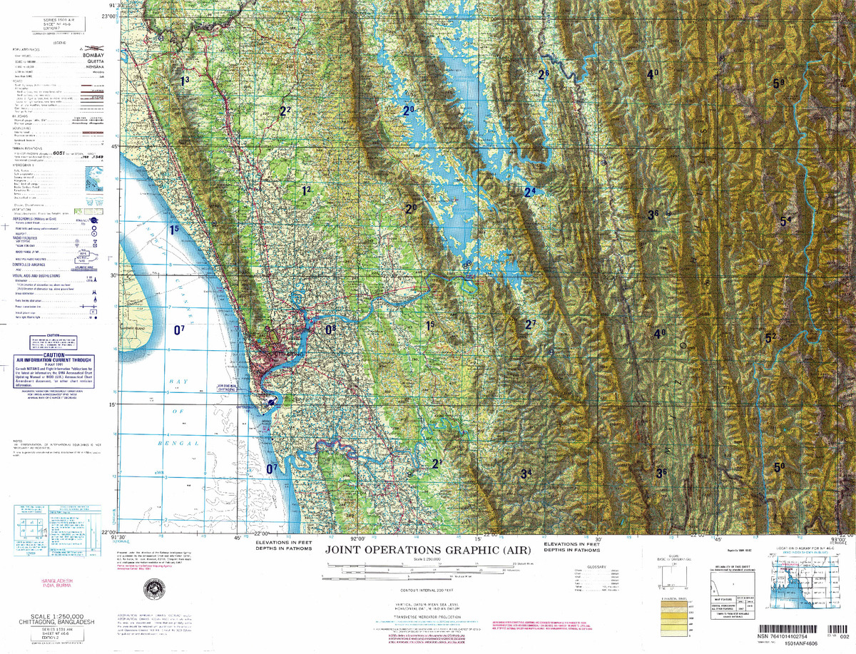 (image for) NF-46-06: Chittagong, Bangladesh; India; Burma - Click Image to Close