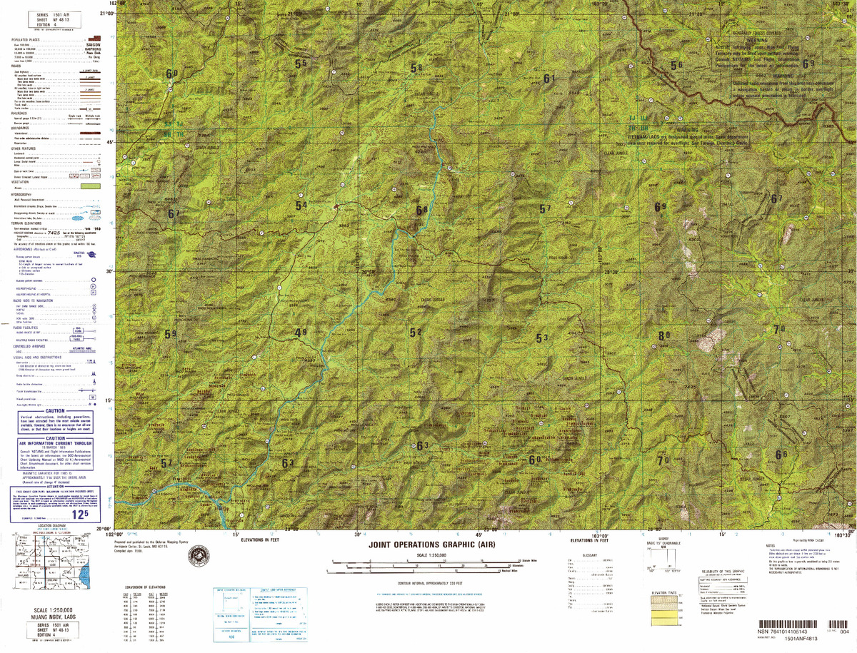 (image for) NF-48-13: Muang Ngoy, Laos; Vietnam 1988 - Click Image to Close