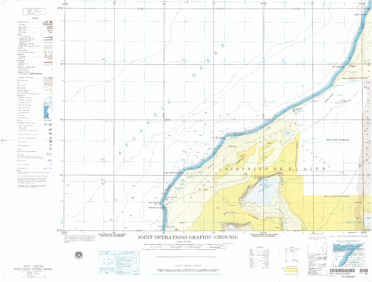 (image for) NG-28-07: Sebjet Aridal, Spanish Sahara - Click Image to Close