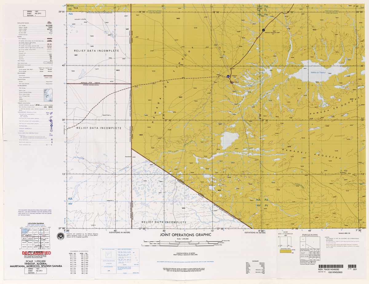 (image for) NG-29-03: Tindouf, Algeria; Mauritania; Morocco; Spanish Sahara - Click Image to Close