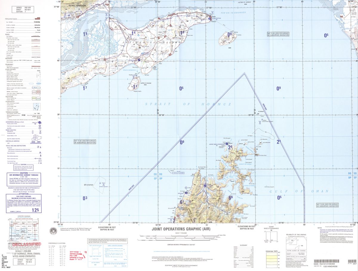 (image for) NG-40-06: Strait of Hormuz, Iran; Oman; United Arab Emirates - Click Image to Close