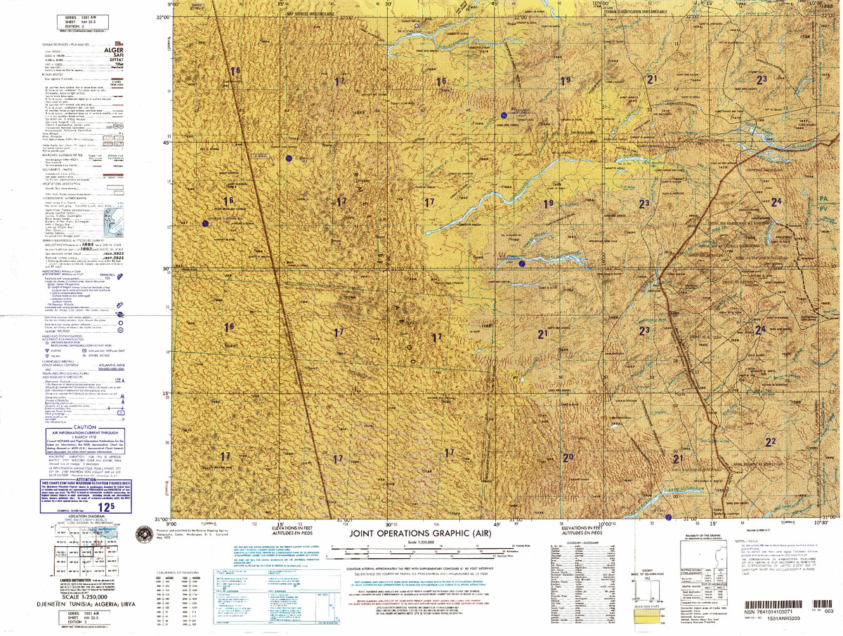 (image for) NH-32-03: Djeneien, Tunisia; Algeria; Libya - Click Image to Close