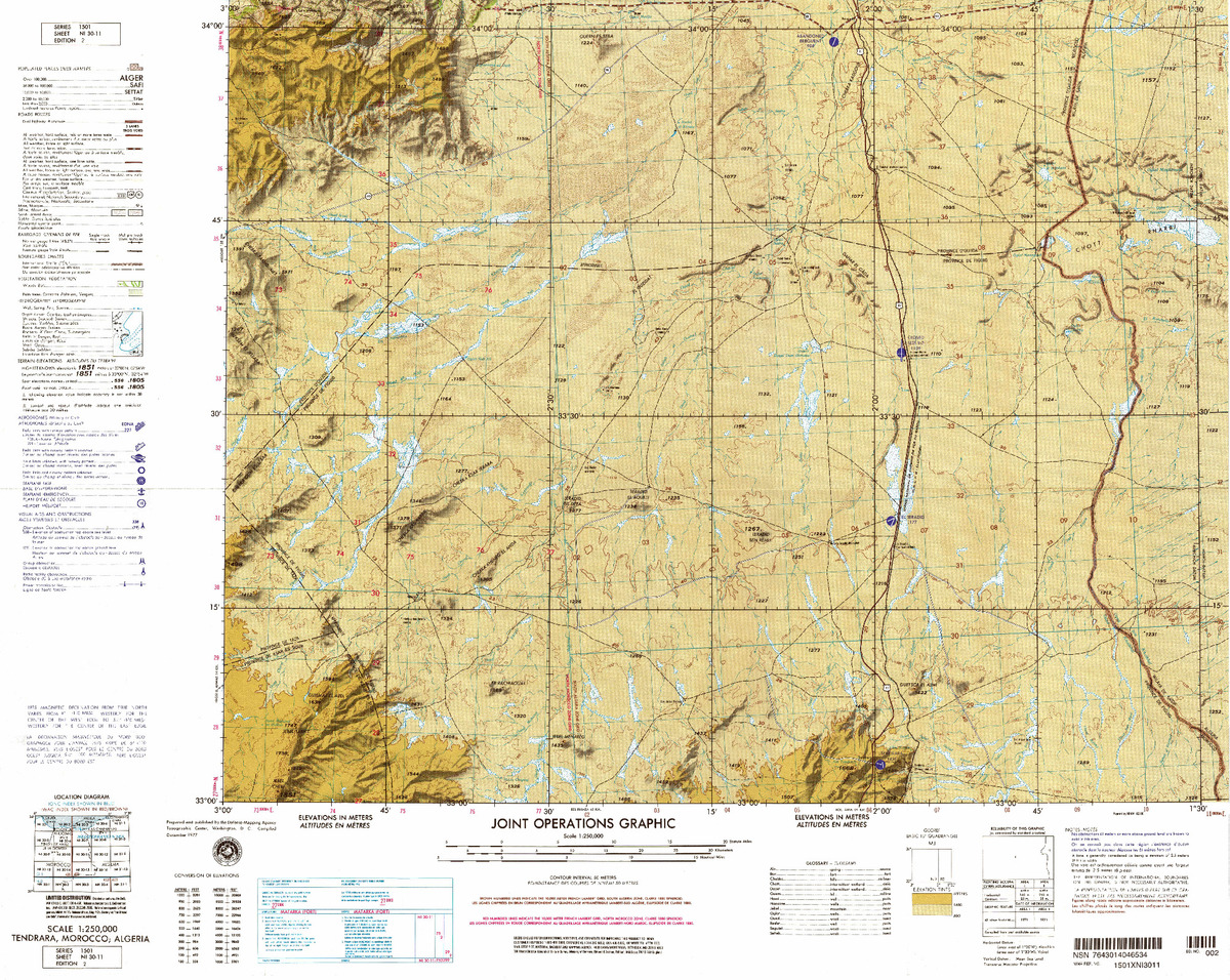 (image for) NI-30-11: Tendara, Morocco; Algeria - Click Image to Close