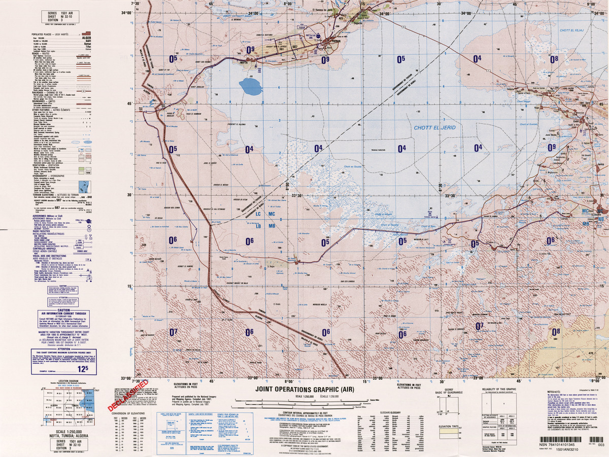 (image for) NI-32-10: Nefta, Tunisia; Algeria - Click Image to Close