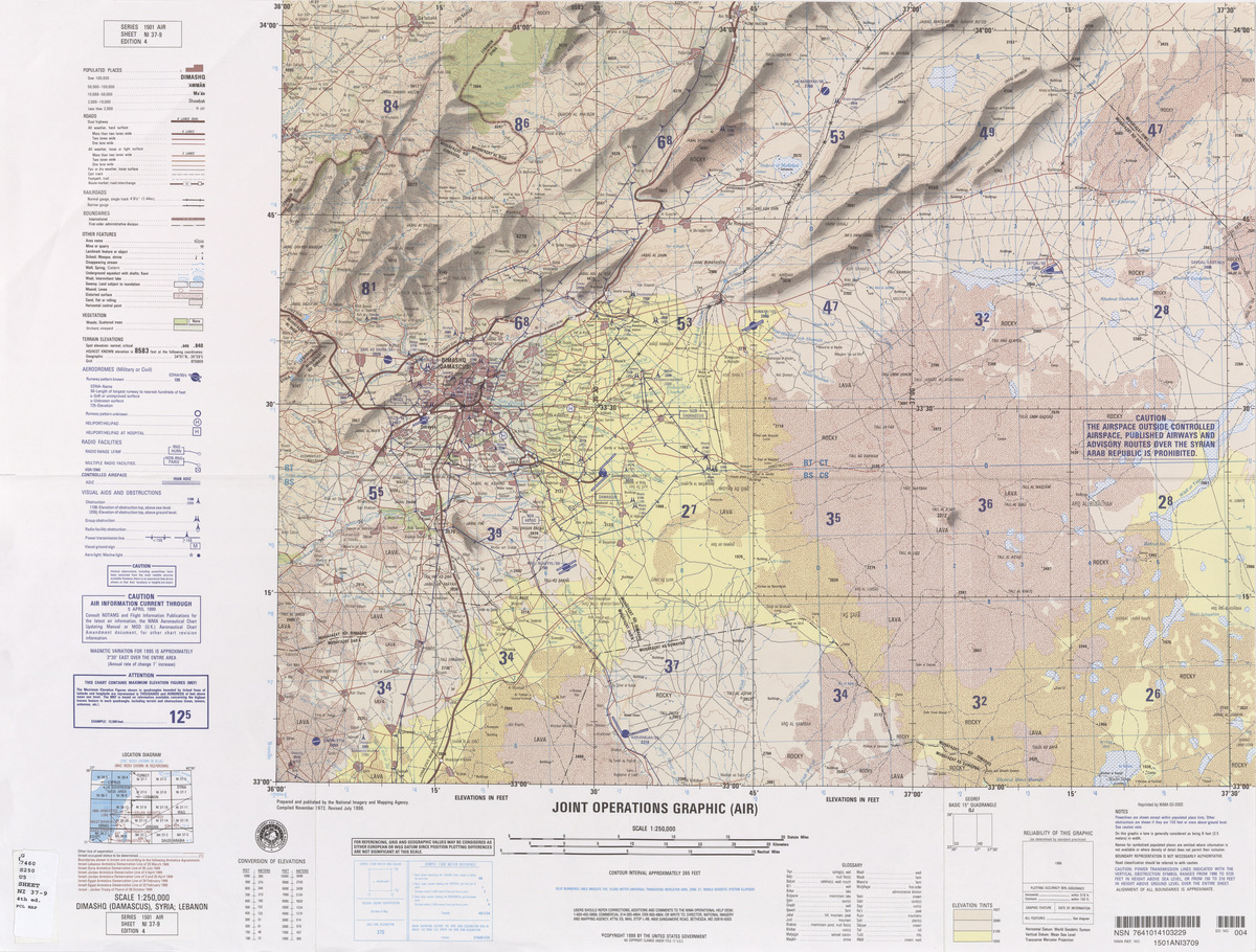 (image for) NI-37-09: Dimashq [Damascus], Syria; Lebanon - Click Image to Close