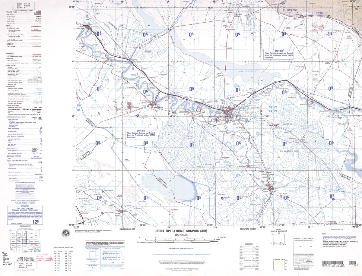 (image for) NI-38-15: Al Kut, Iraq; Iran - Click Image to Close