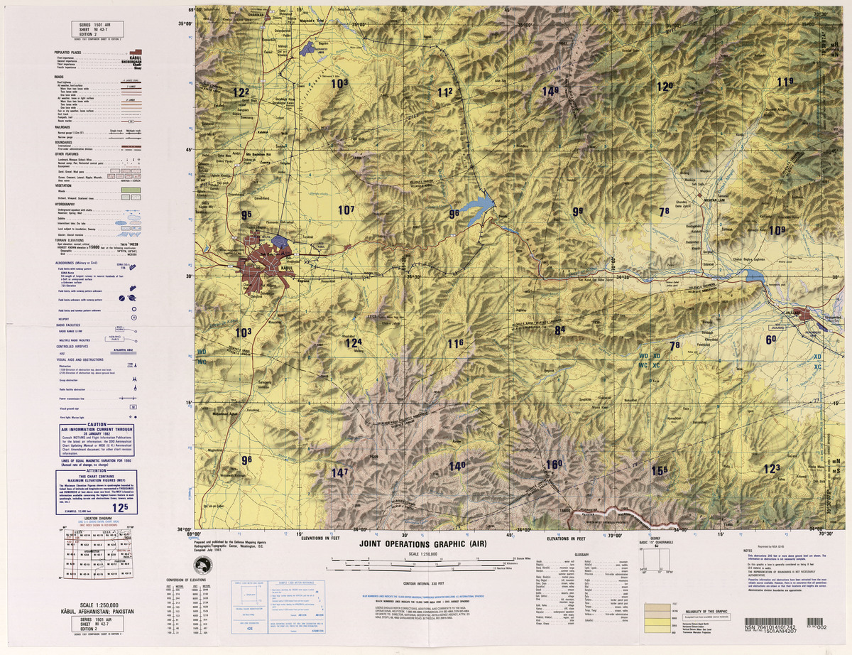 (image for) NI-42-07: Kabul, Afghanistan; Pakistan - Click Image to Close