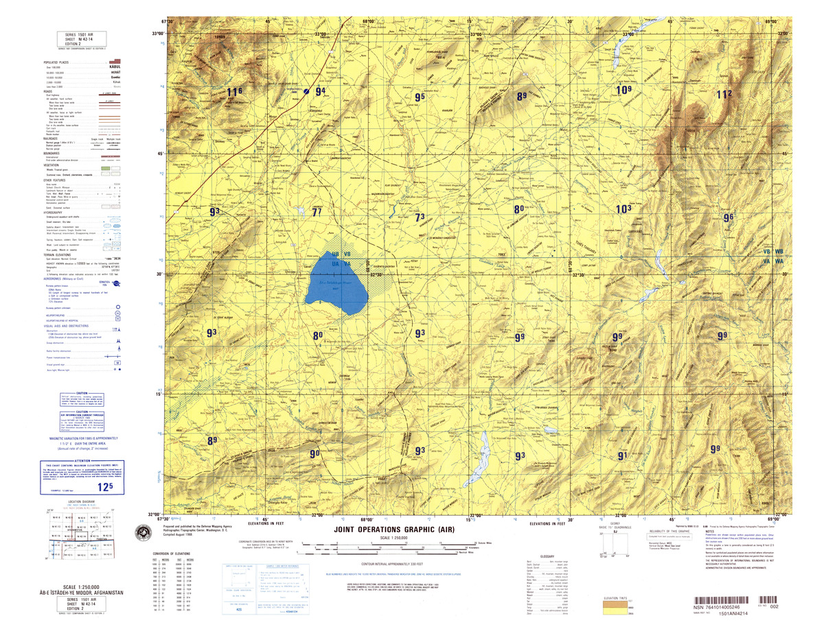 (image for) NI-42-14: Ab-e Istadeh-ye Moqor, Afghanistan - Click Image to Close