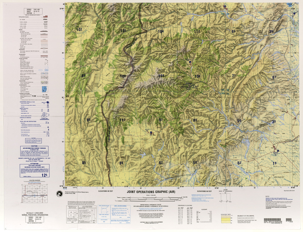 (image for) NI-42-15: Wana, Pakistan; Afghanistan - Click Image to Close