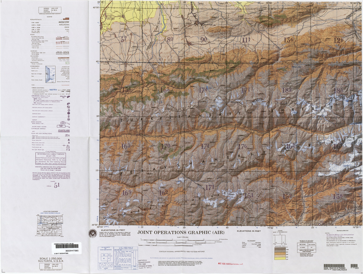 (image for) NJ-42-03: Sulyukta, U.S.S.R. [Tajikistan; Kyrgyzstan] - Click Image to Close