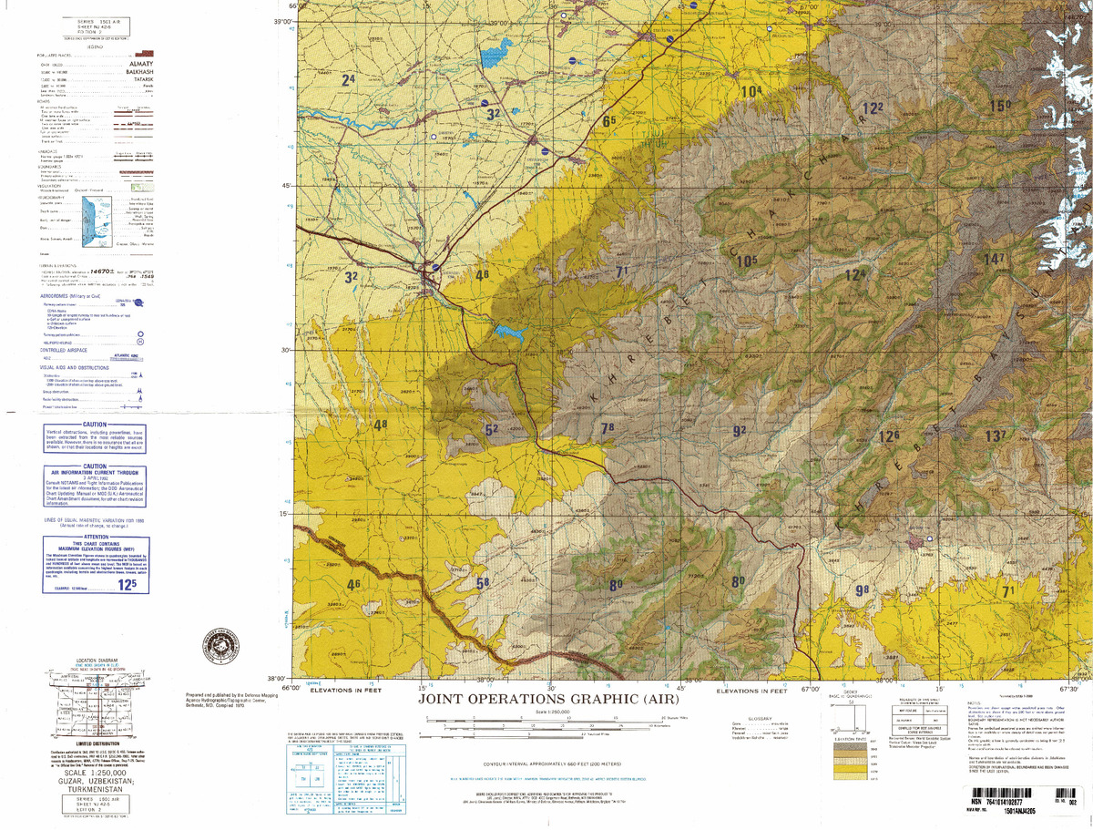 (image for) NJ-42-05: Guzar, Uzbekistan, Turkmenistan - Click Image to Close