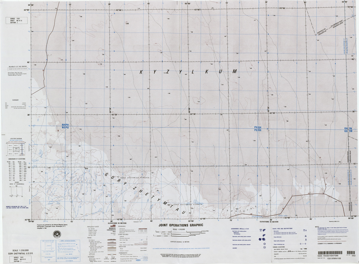 (image for) NK-41-06: Gory Zhetymtau, U.S.S.R. - Click Image to Close