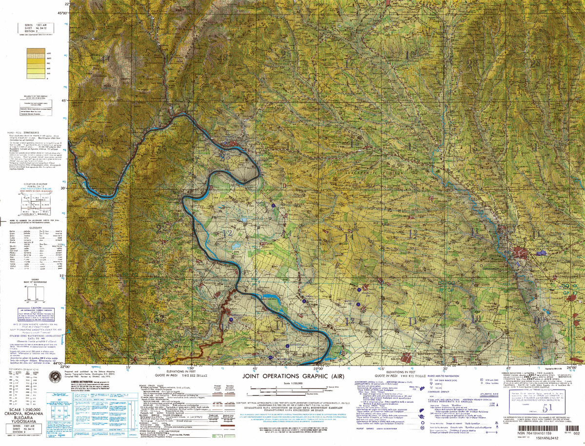 (image for) NL-34-12: Craiova, Romania; Bulgaria; Yugoslavia - Click Image to Close