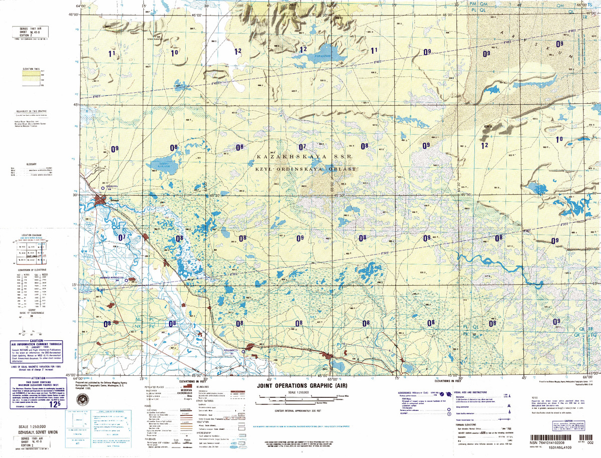 (image for) NL-41-09: Dzhusaly, Soviet Union - Click Image to Close