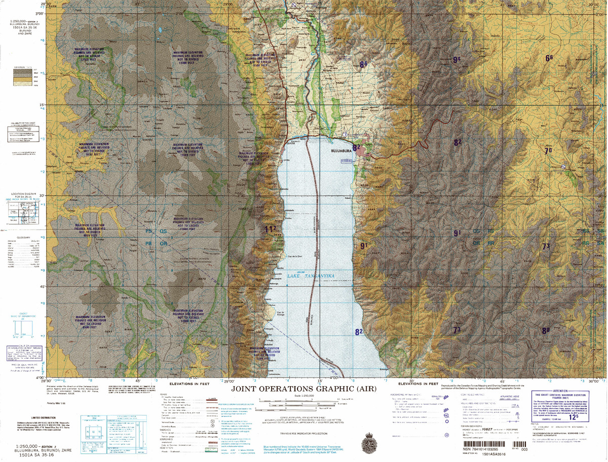 (image for) SA-35-16: Bujumbura, Burundi; Zaire - Click Image to Close