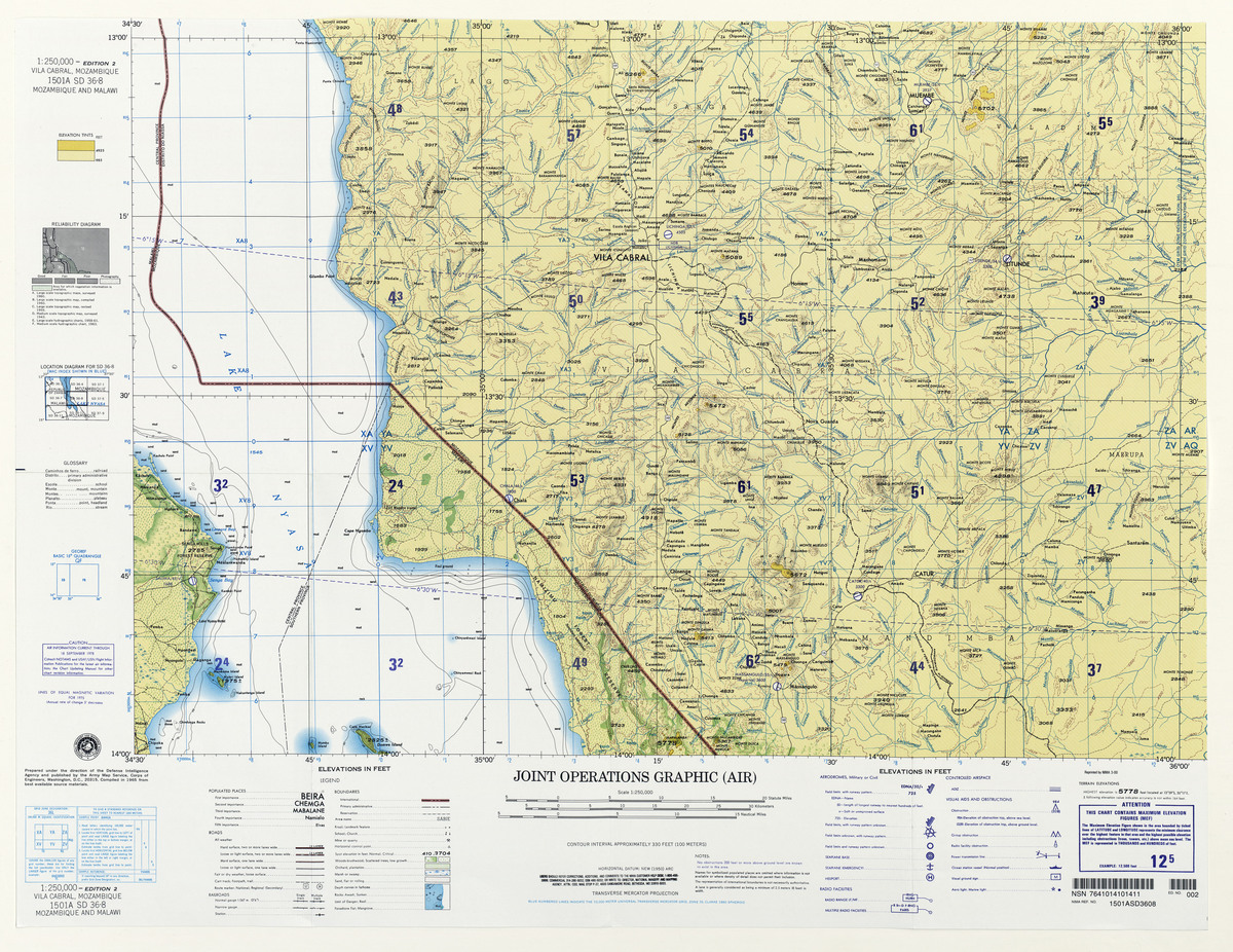 (image for) SD-36-08: Vila Cabral, Mozambique and Malawi - Click Image to Close