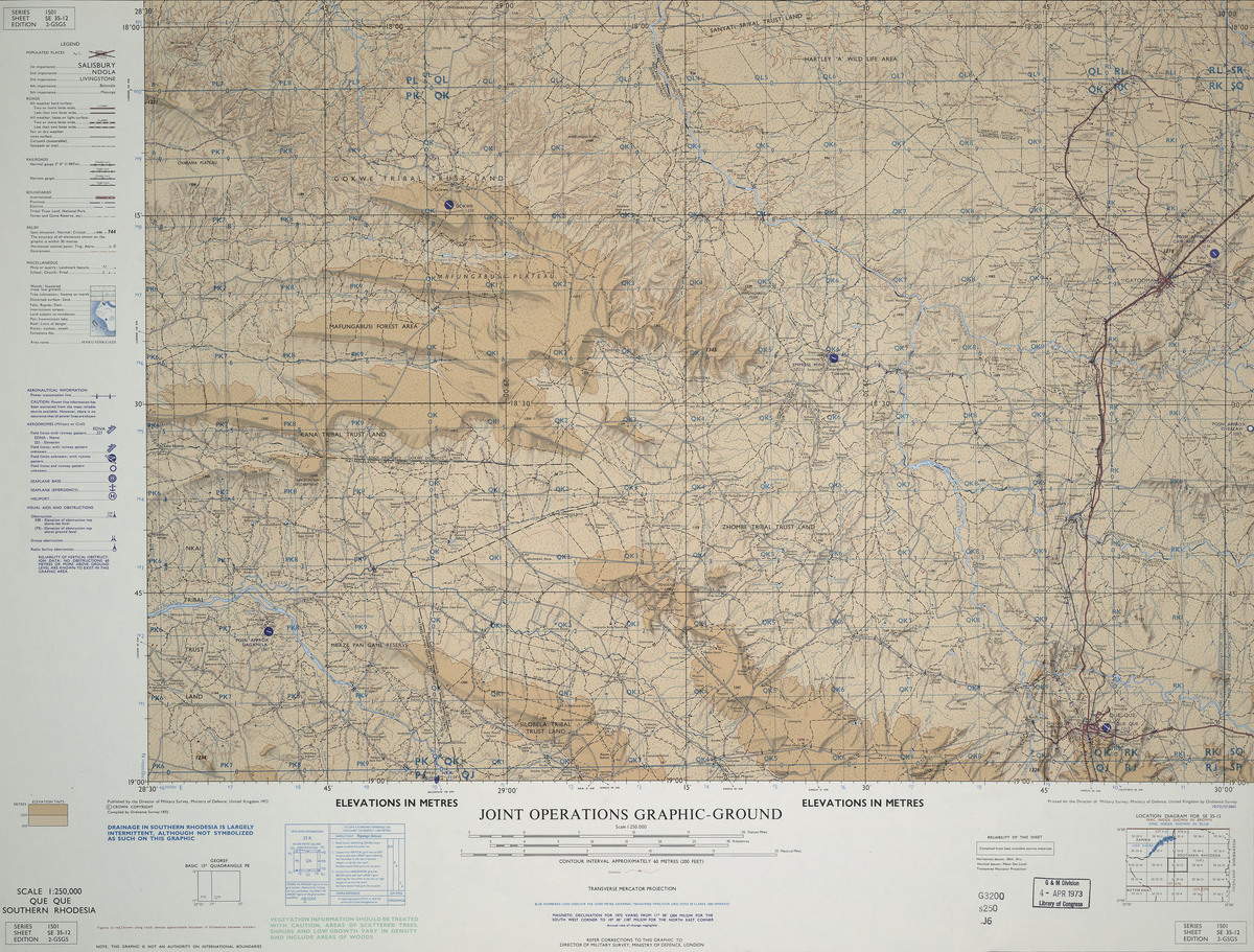 (image for) SE-35-12: Que Que, Southern Rhodesia - Click Image to Close