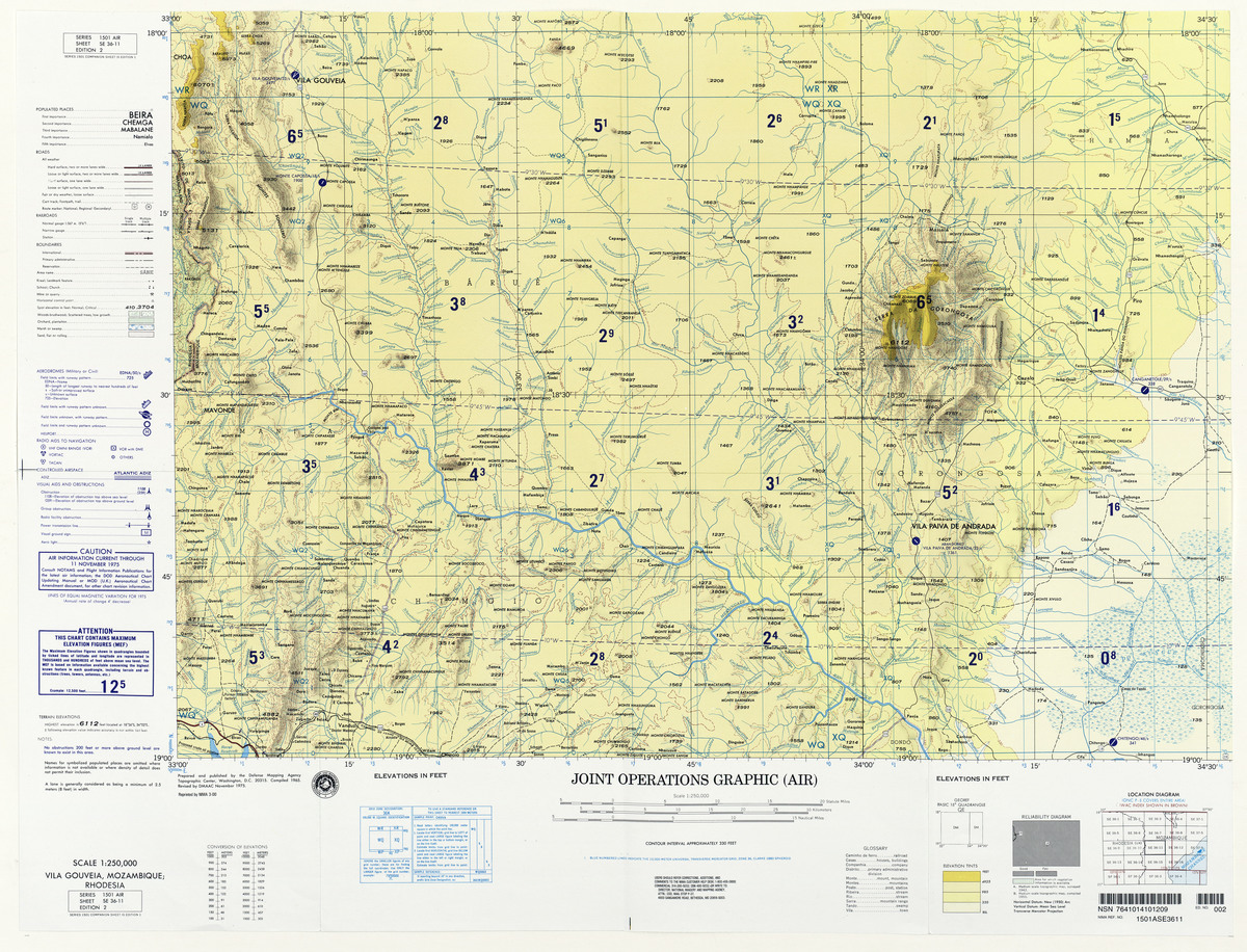 (image for) SE-36-11: Vila Gouveia, Mozambique; Rhodesia - Click Image to Close