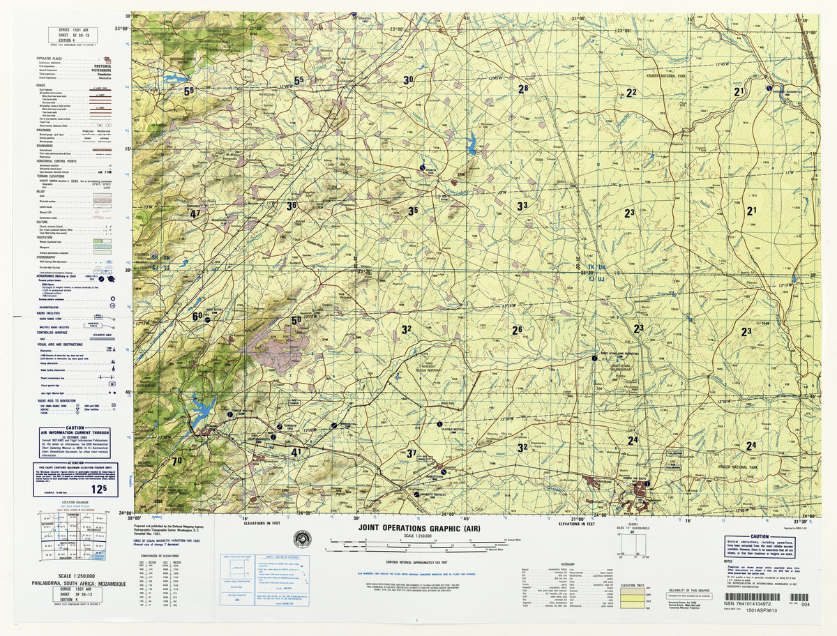 (image for) SF-36-13: Phalaborwa, South Africa; Mozambique - Click Image to Close