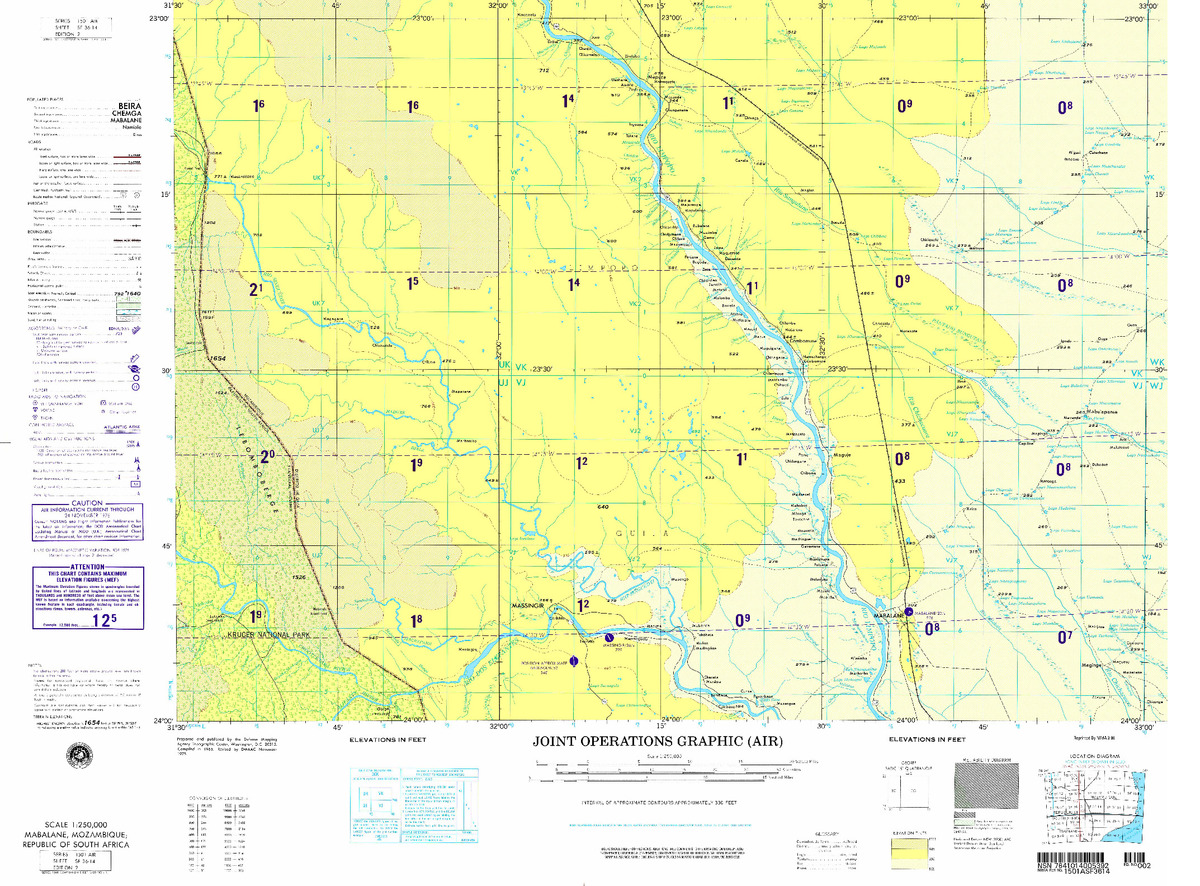 (image for) SF-36-14: Mabalane, Mozambique; Republic of South Africa - Click Image to Close