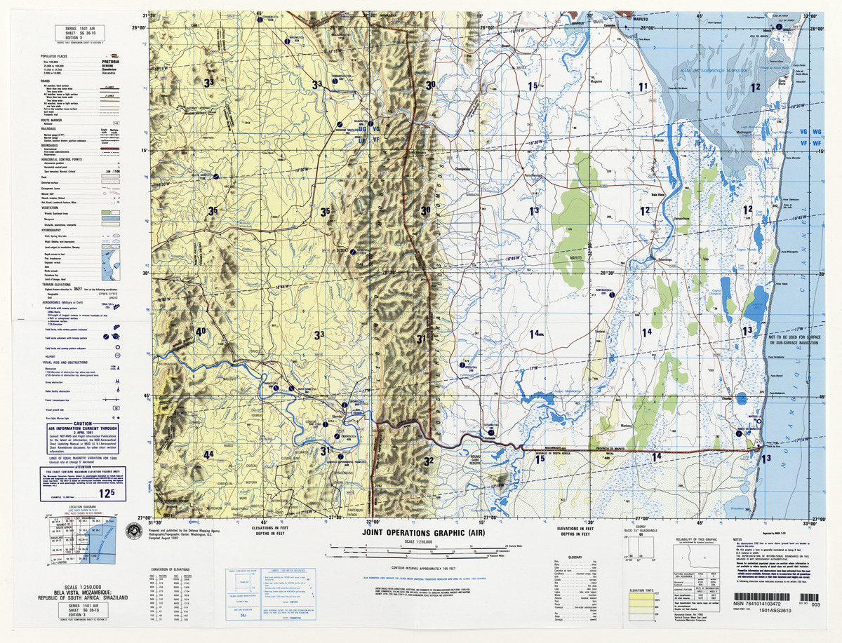 (image for) SG-36-10: Bela Vista, Mozambique; S Africa; Swaziland - Click Image to Close