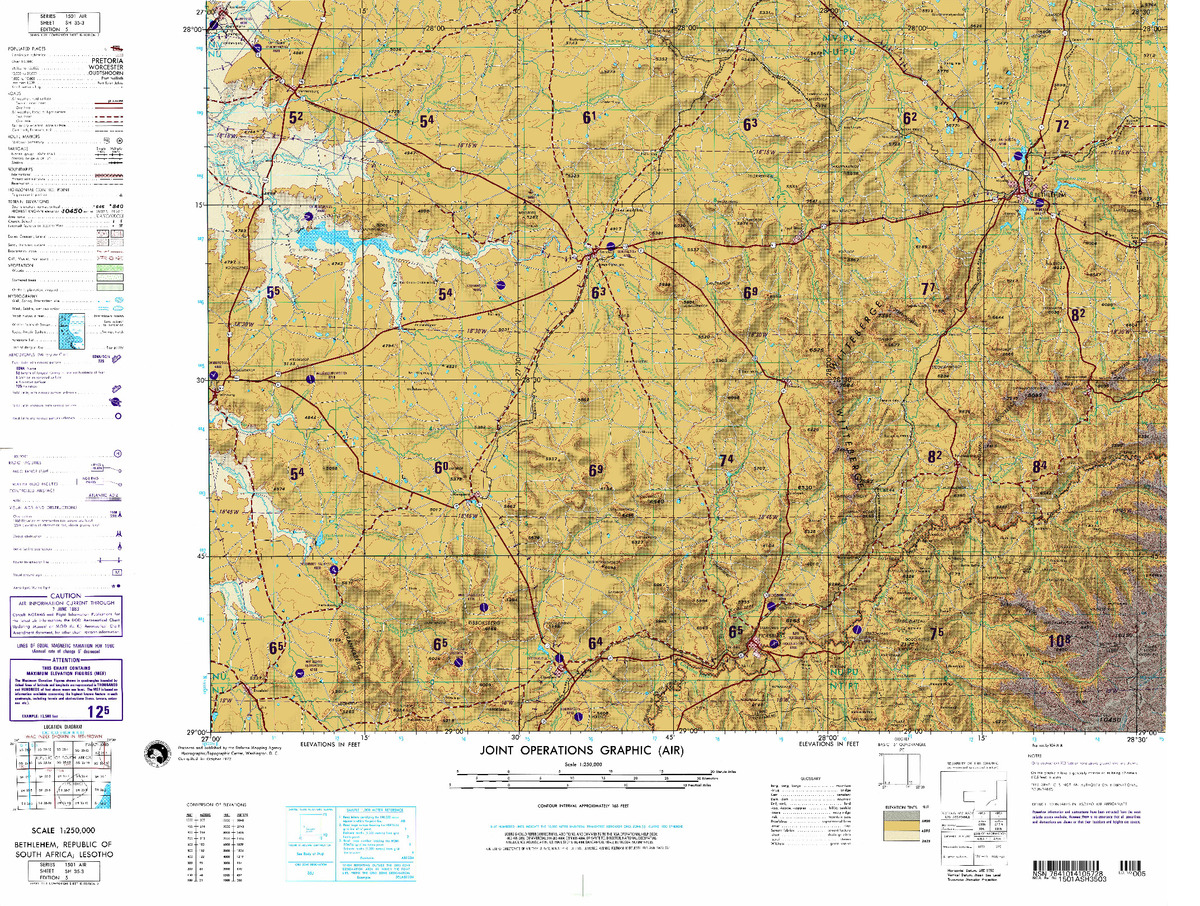 (image for) SH-35-03: Bethlehem, Republic of South Africa; Lesotho - Click Image to Close