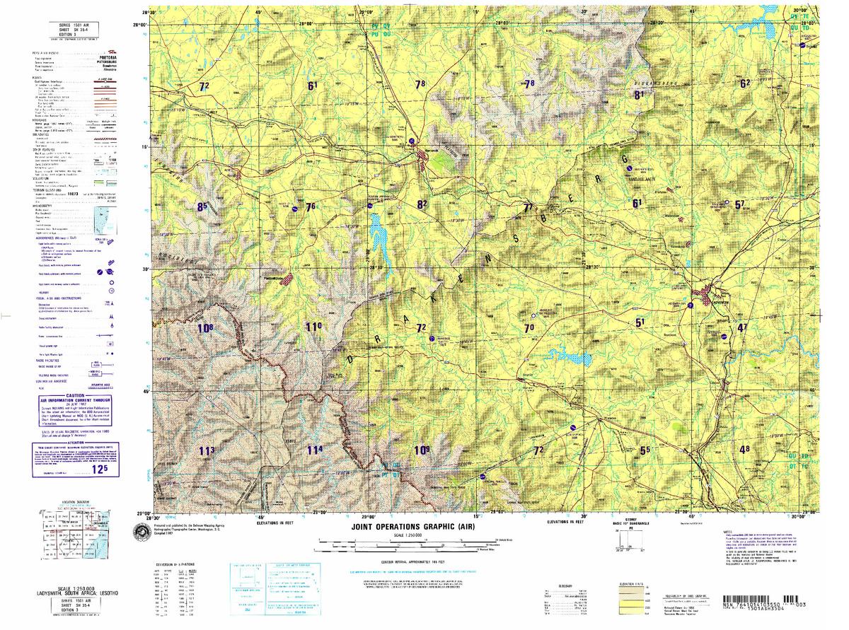 (image for) SH-35-04: Ladysmith, South Africa; Lesotho - Click Image to Close