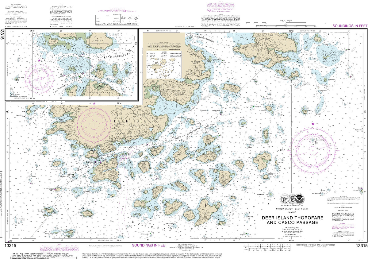 (image for) Deer Island Thorofare and Casco Passage - Click Image to Close