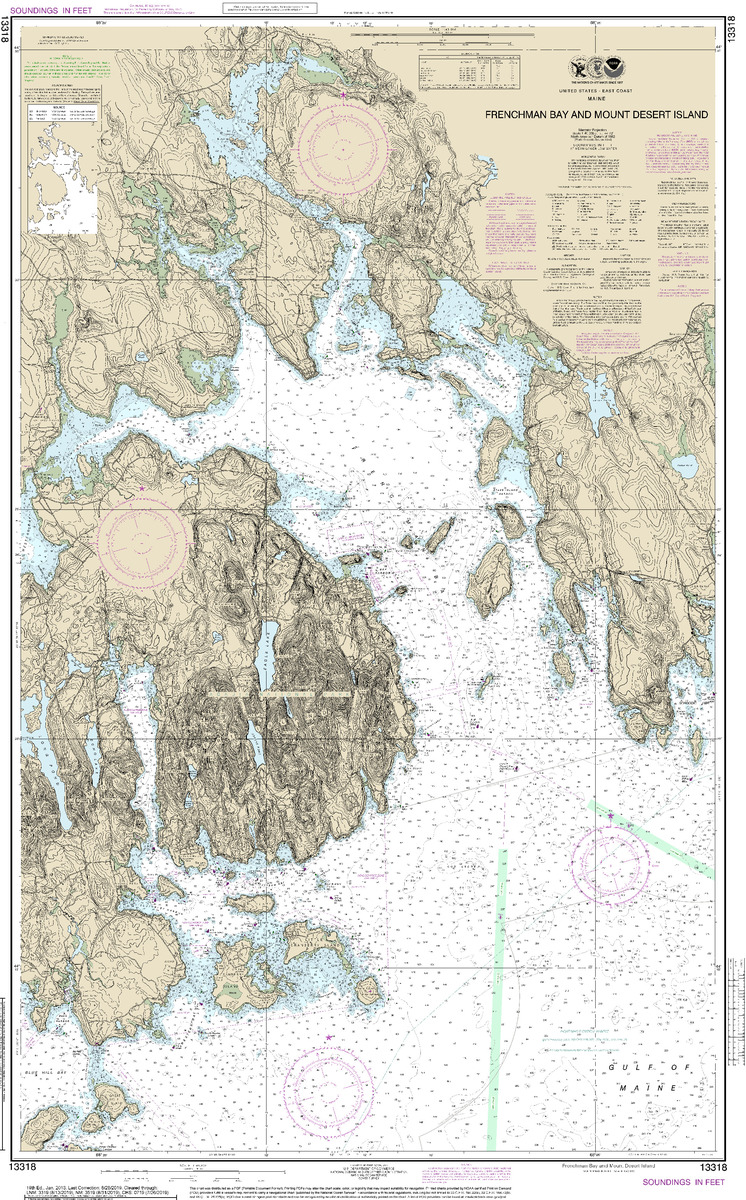 (image for) Frenchman Bay and Mount Desert lsland - Click Image to Close