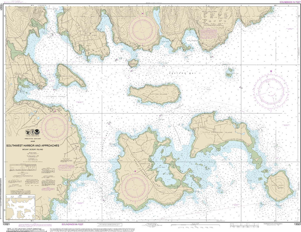 (image for) Southwest Harbor and Approaches - Click Image to Close