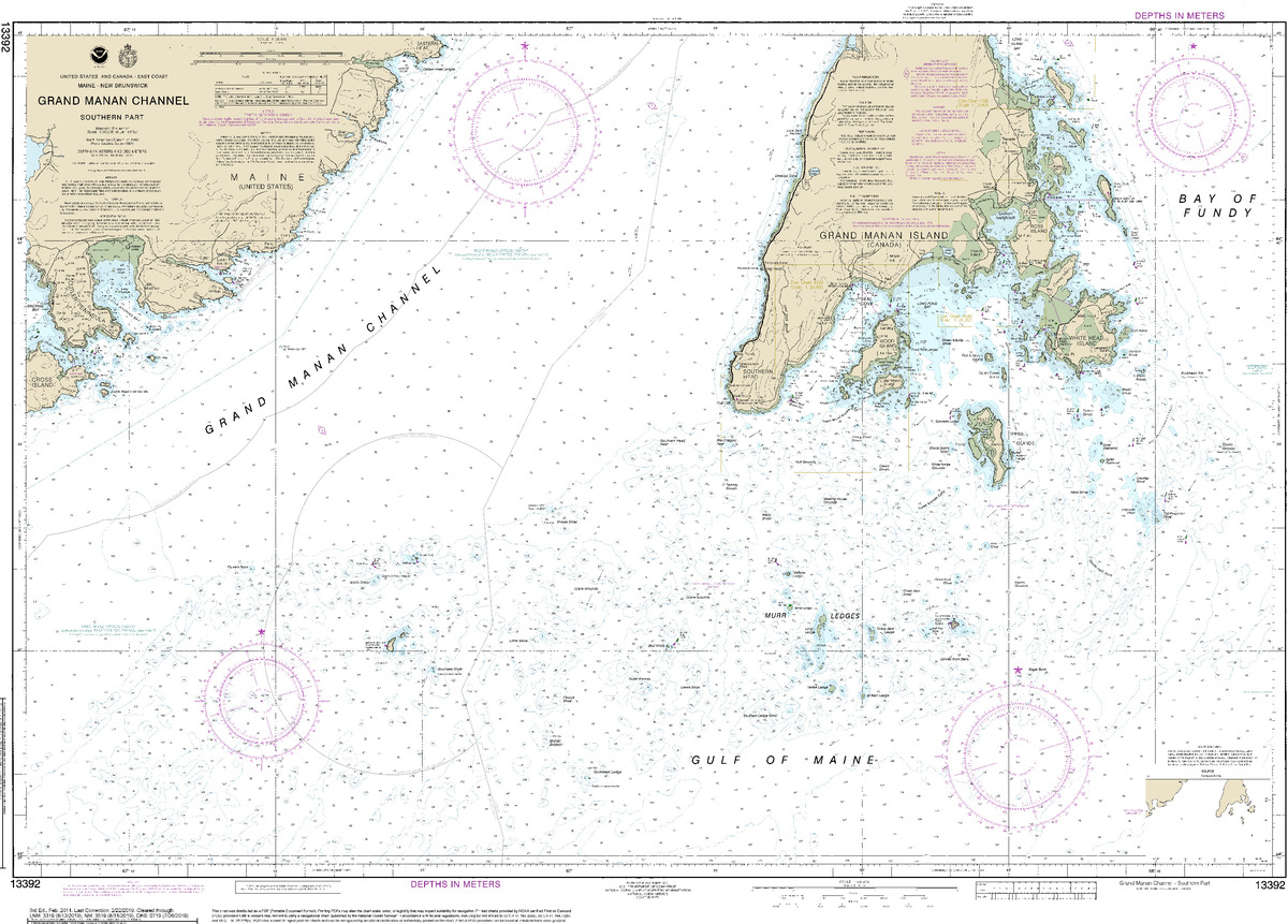 (image for) Grand Manan Channel Southern Part - Click Image to Close