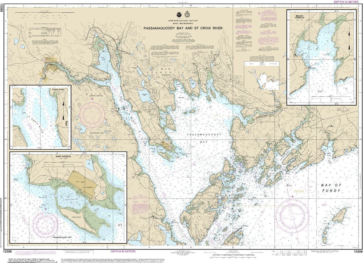 (image for) Passamaquoddy Bay and St. Croix River - Click Image to Close