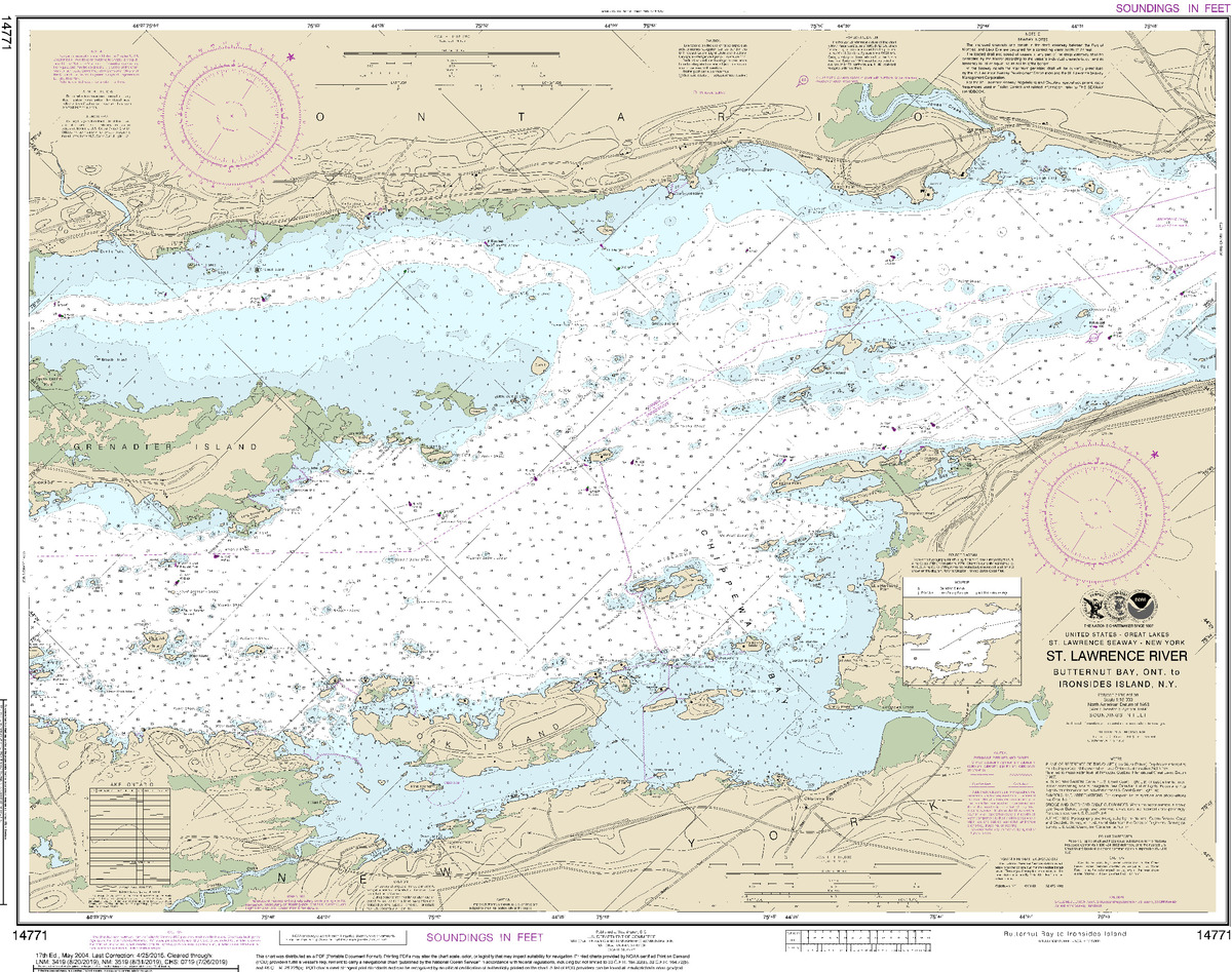 (image for) Butternut Bay, Ont., to Ironsides l., N.Y. - Click Image to Close