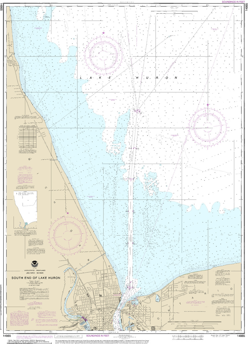 (image for) South End of Lake Huron - Click Image to Close