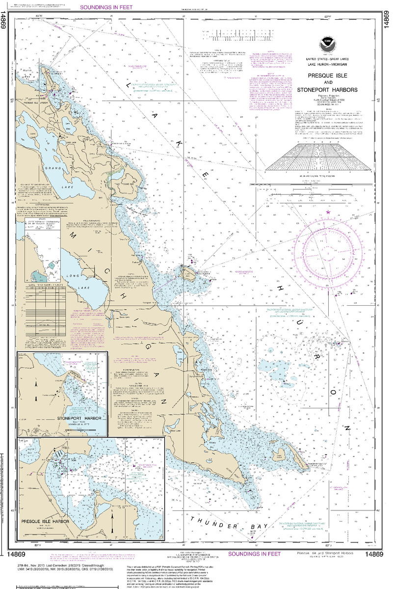 (image for) Thunder Bay Island to Presque Isle - Click Image to Close