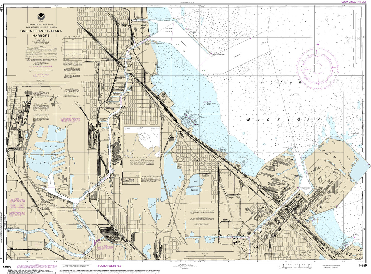 (image for) Calumet, Indiana and Buffington Harbors, and Lake Calumet - Click Image to Close