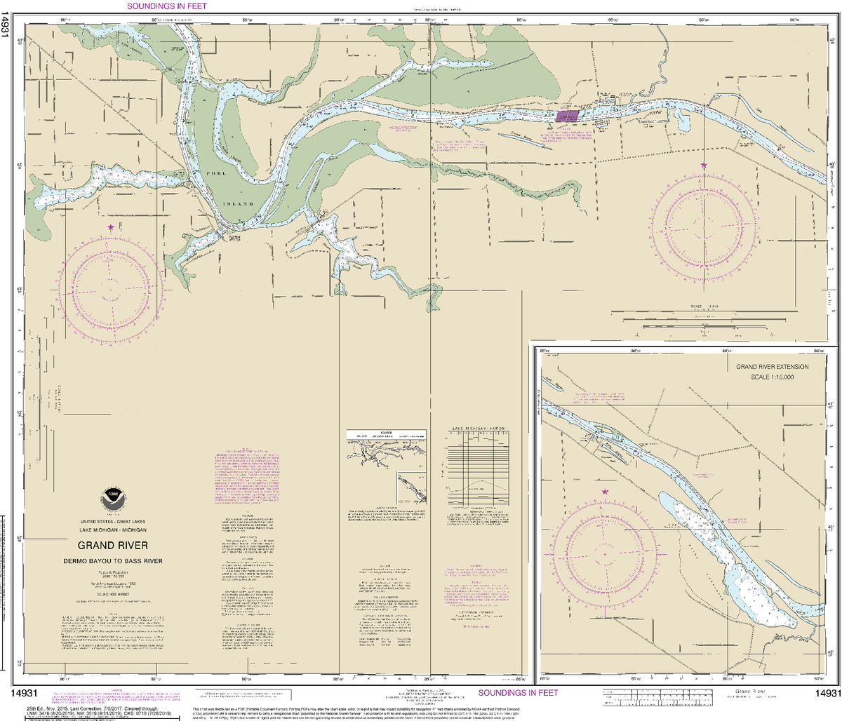 (image for) Grand River From Dermo Bayou To Bass River - Click Image to Close