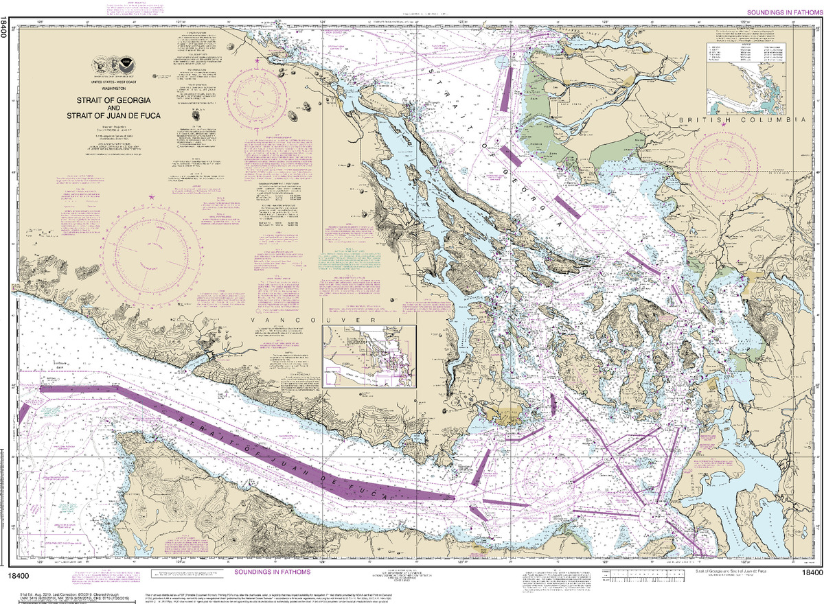 (image for) Strait of Georgia and Strait of Juan de Fuca - Click Image to Close