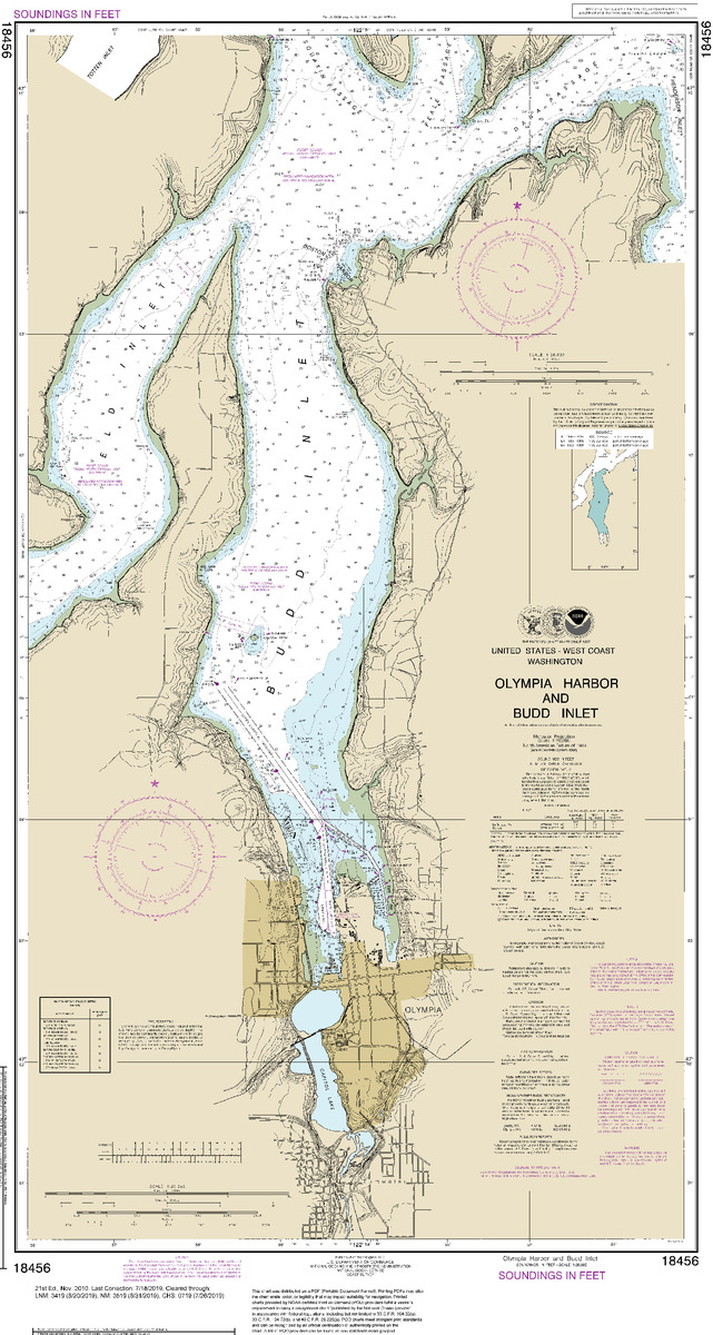 (image for) Olympia Harbor and Budd Inlet - Click Image to Close