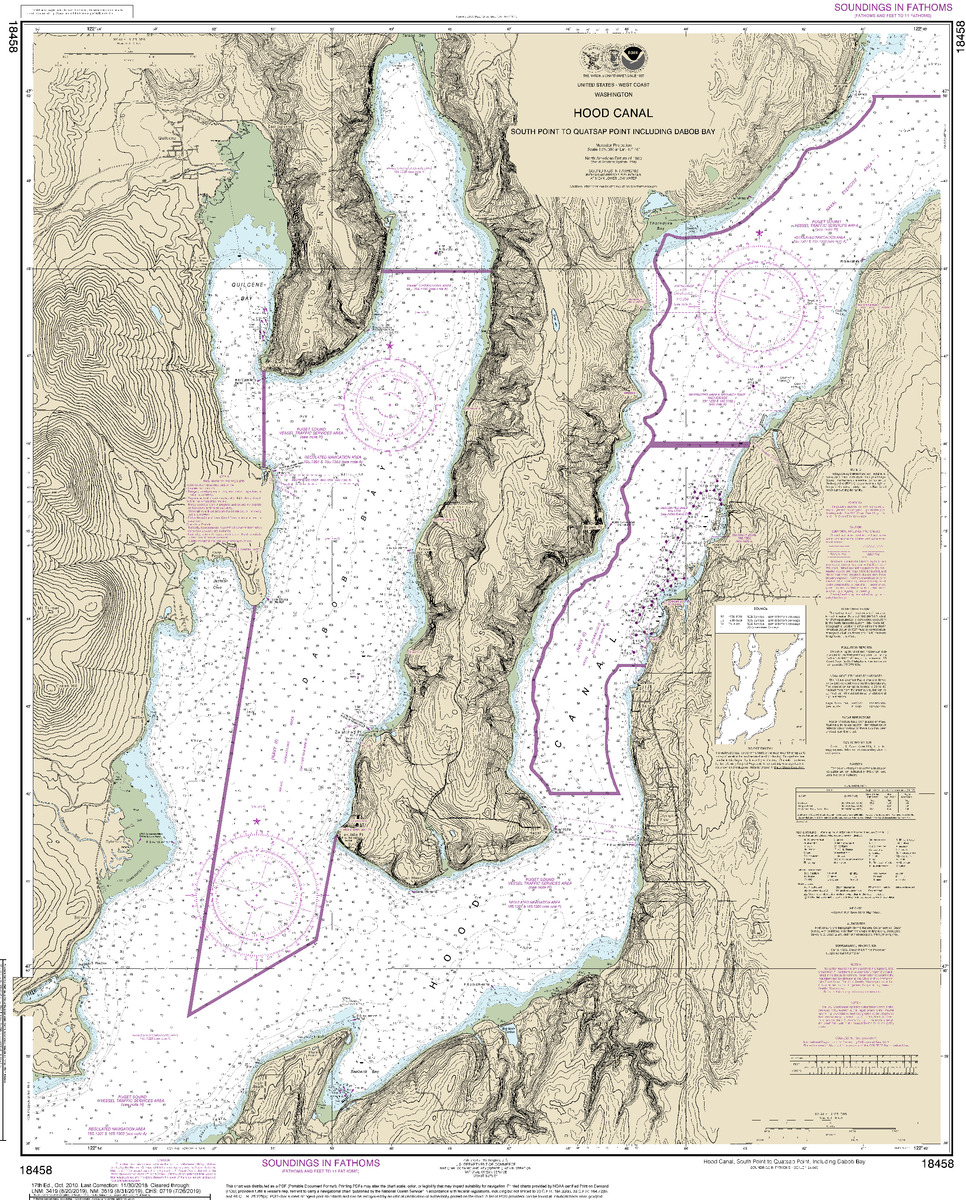 (image for) Hood Canal-South Point to Quatsap Point including Dabob Bay - Click Image to Close