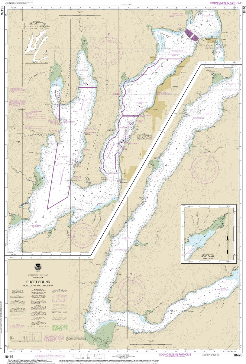 (image for) Puget Sound-Hood Canal and Dabob Bay - Click Image to Close