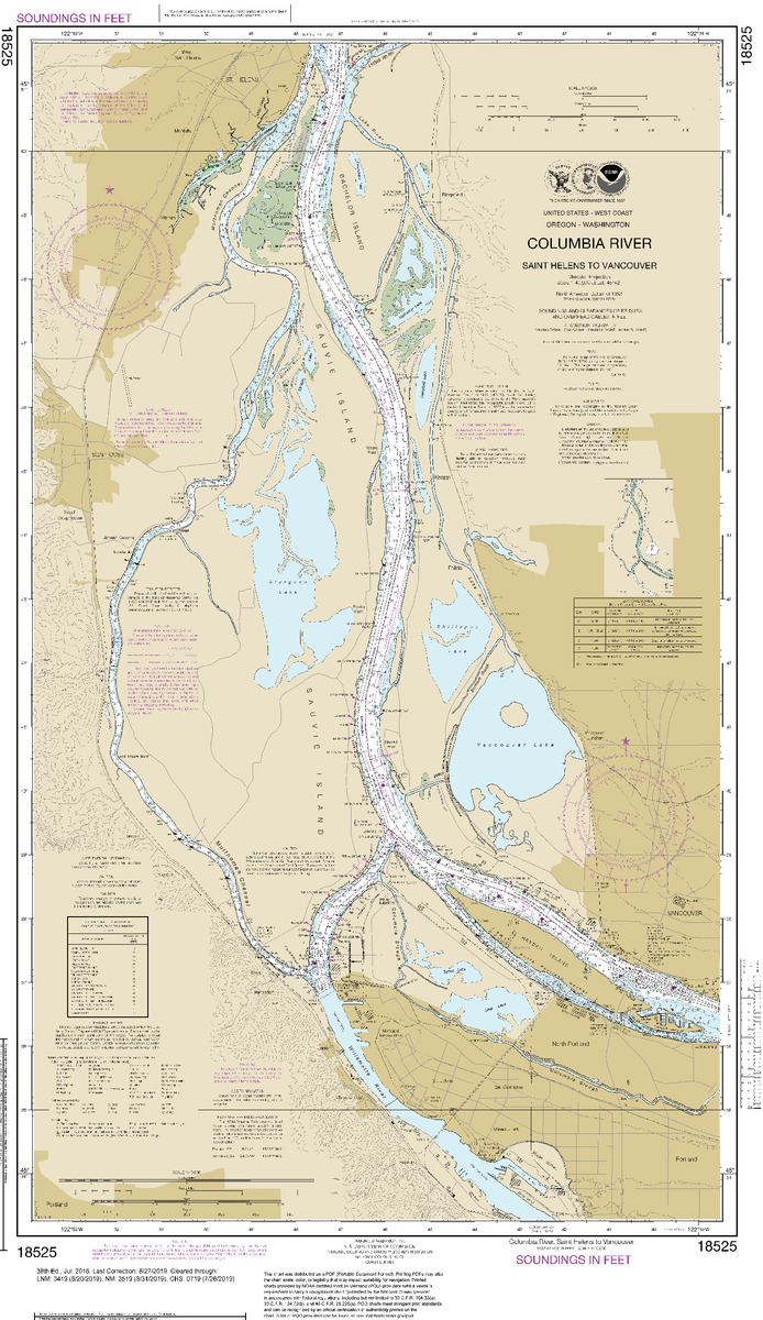 (image for) Columbia River Saint Helens to Vancouver - Click Image to Close