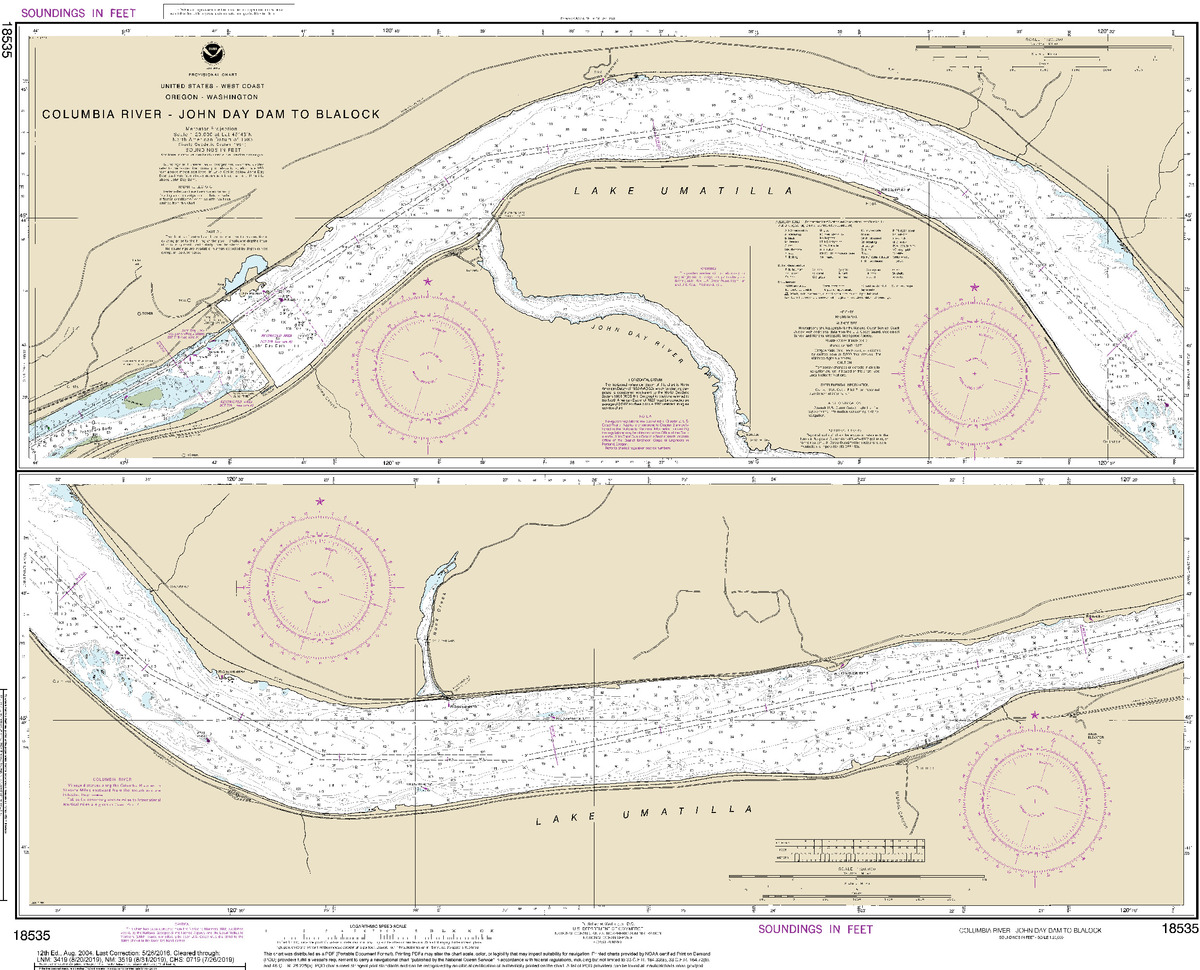 (image for) Columbia River John Day Dam to Blalock - Click Image to Close